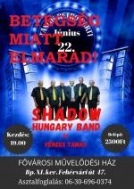 Shadow Hungary Band és Pénzes Tamás koncertje 2024. május 25. 19.00
