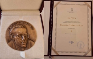 Kiemelkedő népművészeti munkássága elismeréseként Éri Péter Martin György-díjat kapott