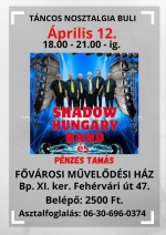 Shadow Hungary Band és Pénzes Tamás koncertje 2025. május 10.